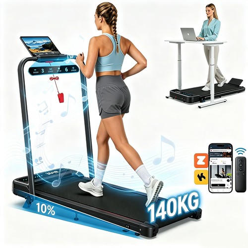 Walking pad with incline - with, 10%