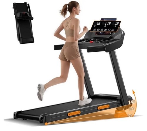 Lontek folding treadmill - folding,