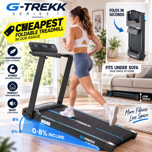 Trekk treadmill 5hp 180kg - g-trekk, 3.5hp