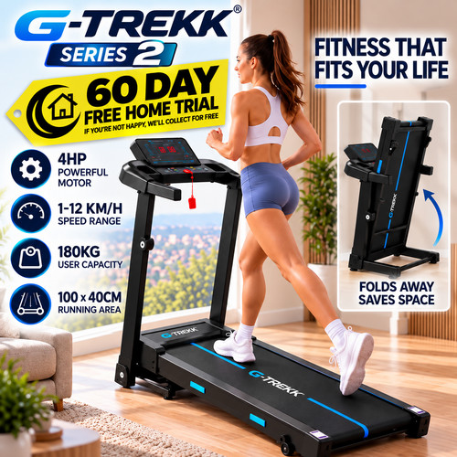 Trekk 4hp treadmill 180kg - treadmill,