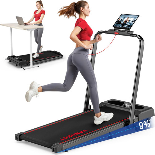 Folding treadmill with - 6,