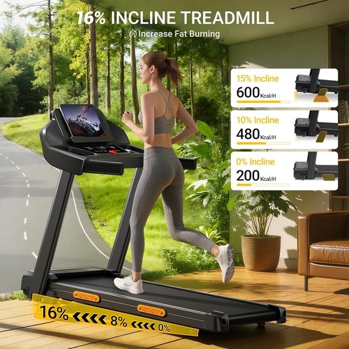 Incline 12km h - 16%, foldable
