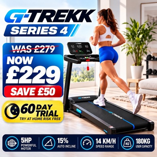 Trekk 5hp treadmill - treadmill, auto