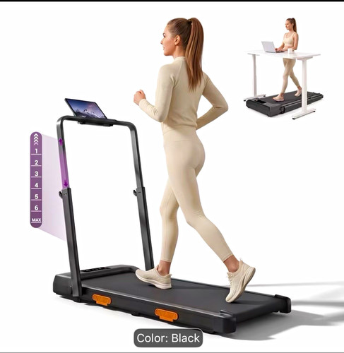 Folding walking pad treadmill - folding,