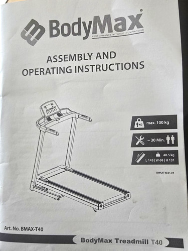 Bodymax t40 electric motorised - bodymax,