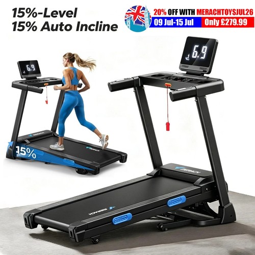Merach t12 foldable treadmill - merach,