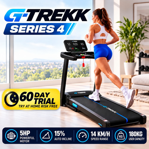 Trekk 5hp treadmill - g-trekk, 15%