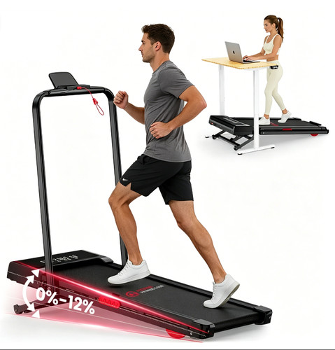 Folding treadmill with - 4, 1