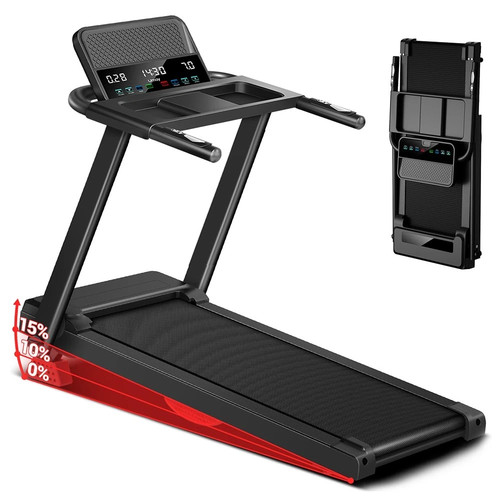 Folding treadmill manual - folding, w/